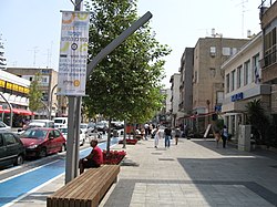Ulice Rechov Sokolov v centru města