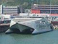 Catamaran Dover fast sea ferry, UK