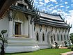 Nachbildung des königlichen Sanphet-Thronhalle im Palast von Ayutthaya