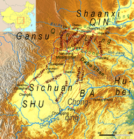 The 4th century BC Shu Roads connected Sichuan Basin with the Yellow River valley (Shaanxi)