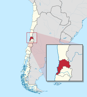 Localisation de Région de Valparaíso