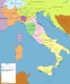 Италия през 1829 г.