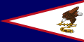 Drapeau des Samoa américaines (territoire non incorporé et non organisé des États-Unis)