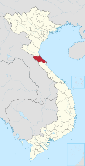 Vị trí tỉnh Hà Tĩnh trên bản đồ Việt Nam