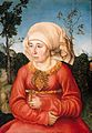Lucas Cranach el Vell (1472- 1553), Retrat de la Mme. Reuss (1503)