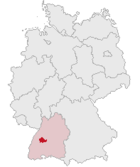 Lokasi Freudenstadt di Jerman