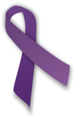 Un ruban violet