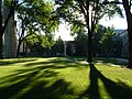Princeton University Square (horft í austur að Dickinson Hall)