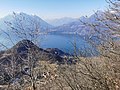 Lago di Como, Monte Galbiga (far left), Val Menaggio, Monte Grona, view from Albiga