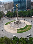 Nacionalni spomenik El Ángel, zgrajen v spomin na neodvisnost Mehike