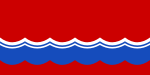 1:2 Rückseite der Flagge der Estnischen SSR.