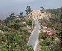 Panamericana – Pan American Highway – in the Cordillera de los Andes, southern Ecuador, near to Catacocha, 2,500m / 8,000 ft Elev.