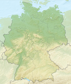 Poloha mesta v rámci Nemecka