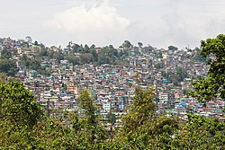 Kalimpong city as viewed from Elgin Hotel