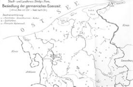 02020 Besiedlung der germanischen Eisenzeit (etwa 800 vor Chr ~ 400 nach Chr) von Walter Witt, Urgeschichte des Stadt- und Landkreises Stolp, Słupsk.png