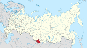 Алтай Республика на карте