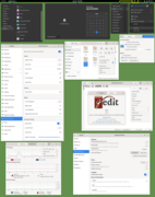 GNOME Shell 3.36 with several GNOME applications.png