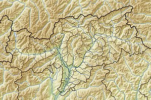 Cherta de localisazion: Südtirol