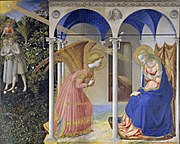 L'Anunciación, 1430-1432, de Fra Angelico.