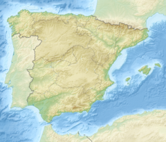 オリア川の河口位置の位置（スペイン内）