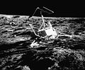 Surveyor 3 fotografiat sus la Luna per la mission Apollo 12