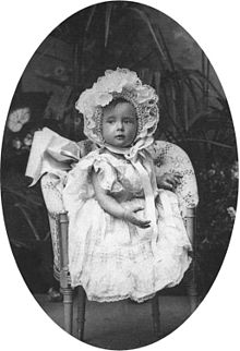 Baby Tatiana In a Bonnet, 1898