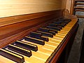 Klaviatur mit Subsemitonien, Renaissance-Orgel