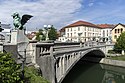 Dračí most přes řeku Lublaňku