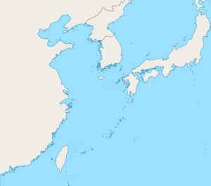 吐噶喇列島の位置（東シナ海内）