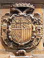 Wappen von Kaiser Karl V./König Karl I. an der Stadtmauer