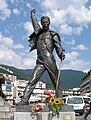 Estátua de Freddie Mercury, em Montreux.
