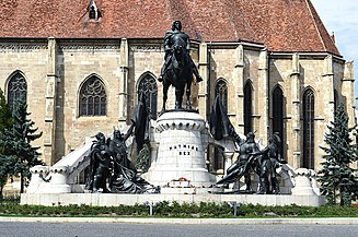 Pomnik króla Węgier Macieja Korwina