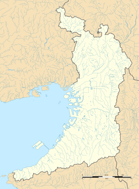 voir sur la carte de la préfecture d'Osaka