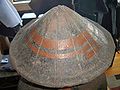 Jingasa, chapeau de fer de l'époque d'Edo porté par les fantassins ashigaru.