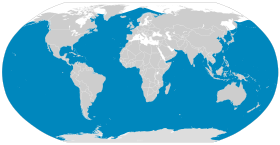 Phạm vi sinh sống của cá voi xanh (xanh dương)