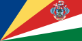 Vlajka seychelského prezidenta Poměr stran: 1:2