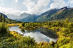 USA köper Alaska av kejsardömet Ryssland denna dag år 1867: Bilden visar natur i Eagle River Park i Alaska.
