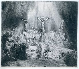 Rembrandt, Kolme ristiä, 1653.