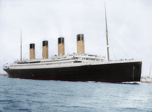 Titanic odchádza zo Southamptonu, 10. apríl 1912