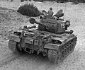 USMC M46 Patton just landed to support Marine infantry in Korea, 8 Jul 1952.