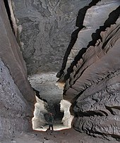 Kentukkidəki Mamont mağarasında tipik qalereya