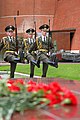 莫斯科亚历山大公园无名烈士墓前衛兵交接儀式