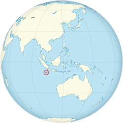 Location of Christmas Island