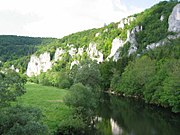 De Donau bij Beuron, Duitsland