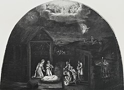 Adorazione dei Pastori (opera di Sisto Badalocchio sotto la supervisione di Albani, 1604-1610), Galleria Doria Pamphilij, Roma