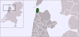 Lokatie van de gemeante Den Helder