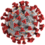 Grafik eines SARS-CoV-2-Virions