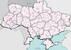 Мапа України з нанесеними на ній районами