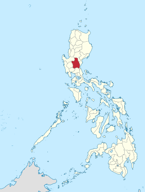 フィリピン内におけるヌエヴァ・エシハ州の位置