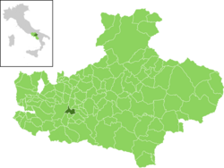 Lokasi Atripalda di Provinsi Avellino